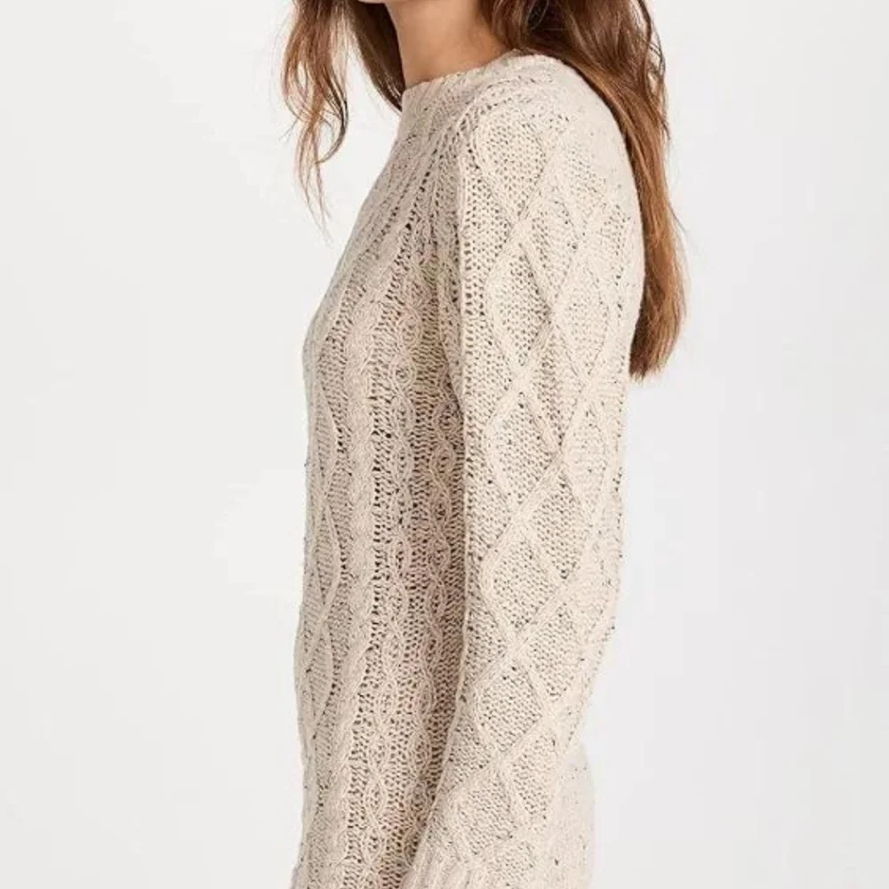 NWT! Line & Dot Women's Jackson Sweater Dress, Oatmeal, Off White, L - Picture 4 of 6